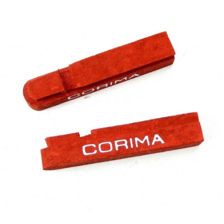 Corima - Coppia pattini freno rossi Direct Mount CORIMA 2.0 per cerchi in carbonio 7g
