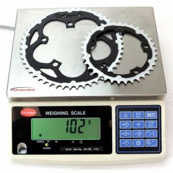 Carbon Ti  - chainring set X-RING ALU/CARBON 50/36t 110mm... 2