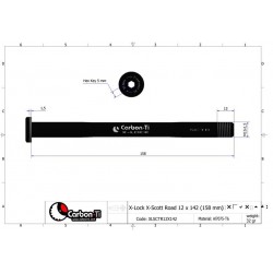 Carbon Ti - Asse passante posteriore X-Lock X-Scott Road... 2