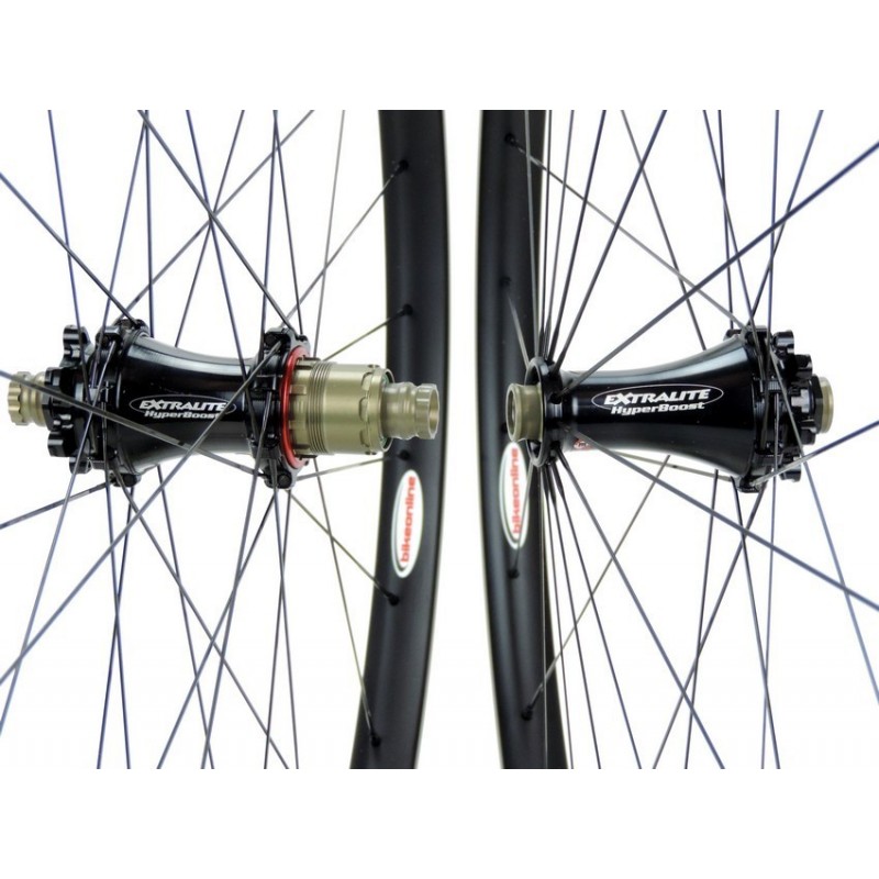 WR Compositi XC19 Alpha  29ER / Extralite HyperHubs carbon MTB wheelset 1.063g