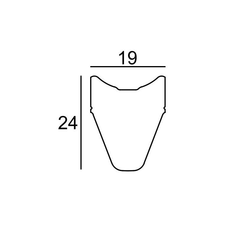 DRC- 4 tubular rim 430g