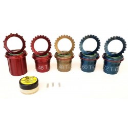 EXTRALITE Corpo cassetta 60T per mozzi Hyper2 compatibile...