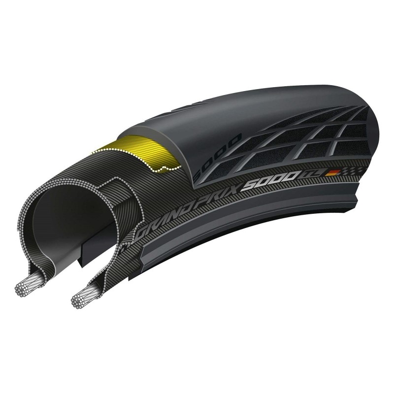 Continental - Grand Prix 5000 TL-Ready tyre 340g
