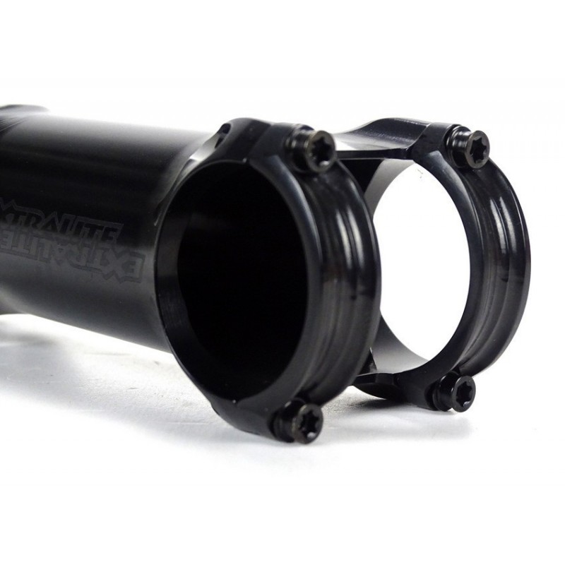 Extralite Attacco manubrio HyperStem Stealth +/12° con viti nere da 69g Dotato di CH-02 Garmin/Whaoo + Supporto GoPro_2