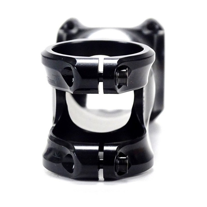 Extralite Attacco manubrio HyperStem Stealth 0-6 con viti nere da 61g Dotato di CH-02 Garmin/Whaoo + Supporto GoPro