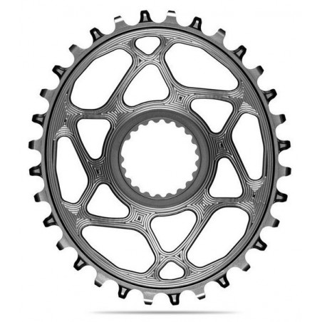 AbsoluteBlack - OVAL directmount chainring for XTR m9100 , XT & SLX 12spd hyperglide + chain from 60g