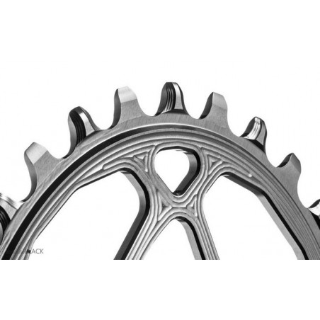 AbsoluteBlack - OVAL directmount chainring for XTR m9100 , XT & SLX 12spd hyperglide + chain from 60g