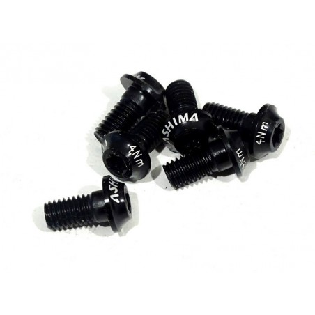 Ashima - Disc fixing kit consisting of 6 screws in 7075 T6 high resistance aluminum 5g