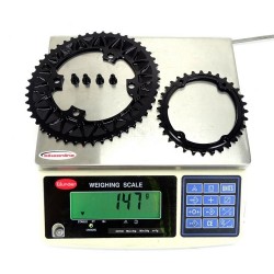 AbsoluteBlack - Gravel Sub-compact Oval 110/4 BCD 48/32 - 46/30 from 130g