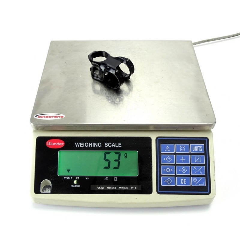 Extralite HyperStem Stealth 0 ° 40mm stem with black screws 54g the lightest in the world CH-02 + GoPro mount