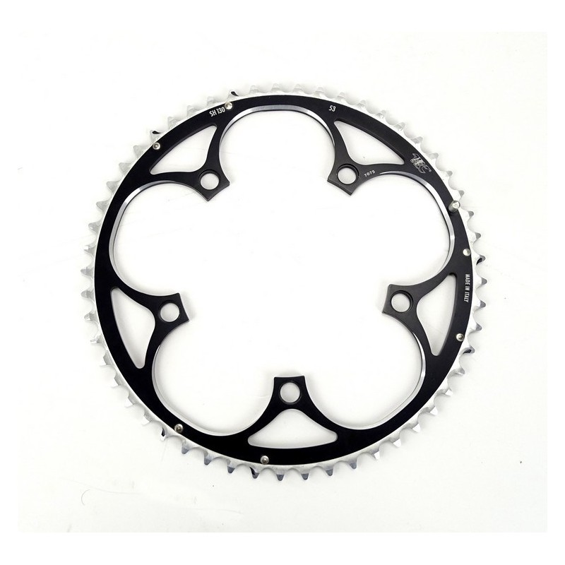 Tiso - Eexternal chainring 53T  BDC 130mm 93g