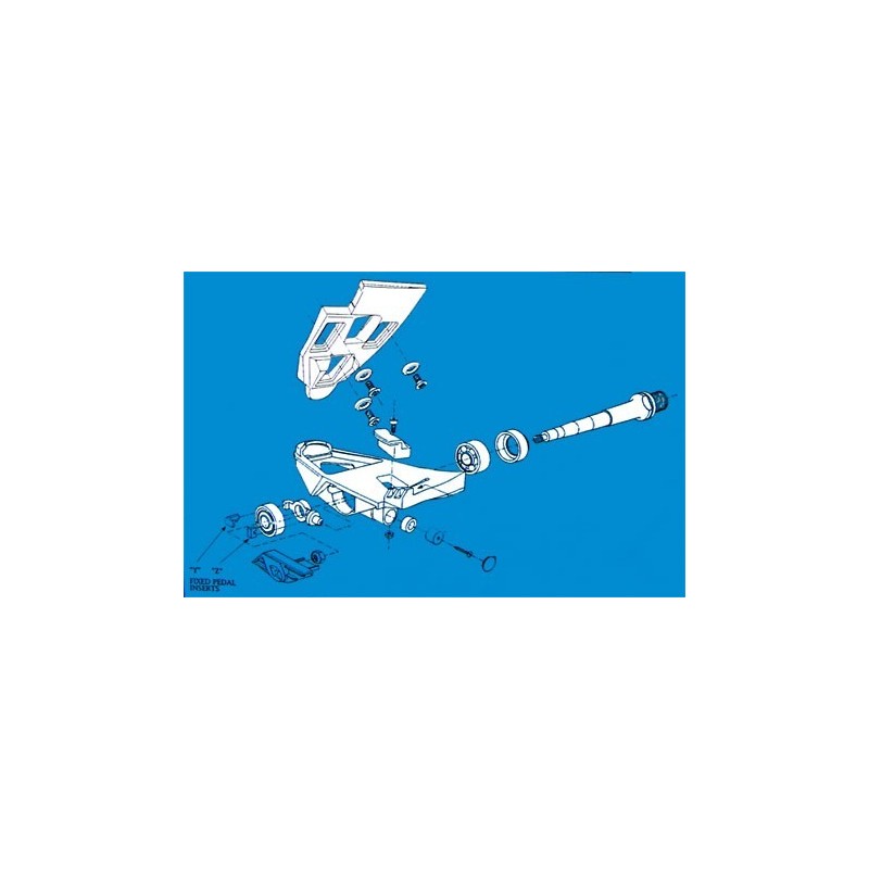 Keywin - Kit sostituzione cuscinetti per pedale...