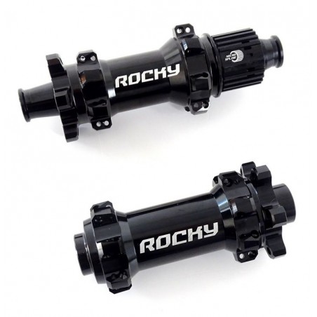 ROCKY - Coppia mozzi ROCKY SP Boost MTB  Straightpull 6 Fori da 361g