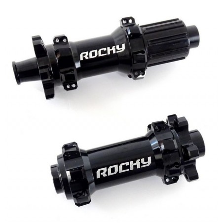 ROCKY - Coppia mozzi ROCKY SP Boost MTB  Straightpull 6 Fori da 361g