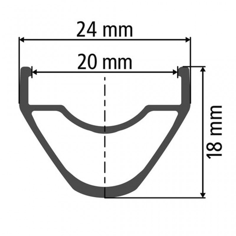 DT Swiss - Cerchio XR 331 29" 32 fori 382g