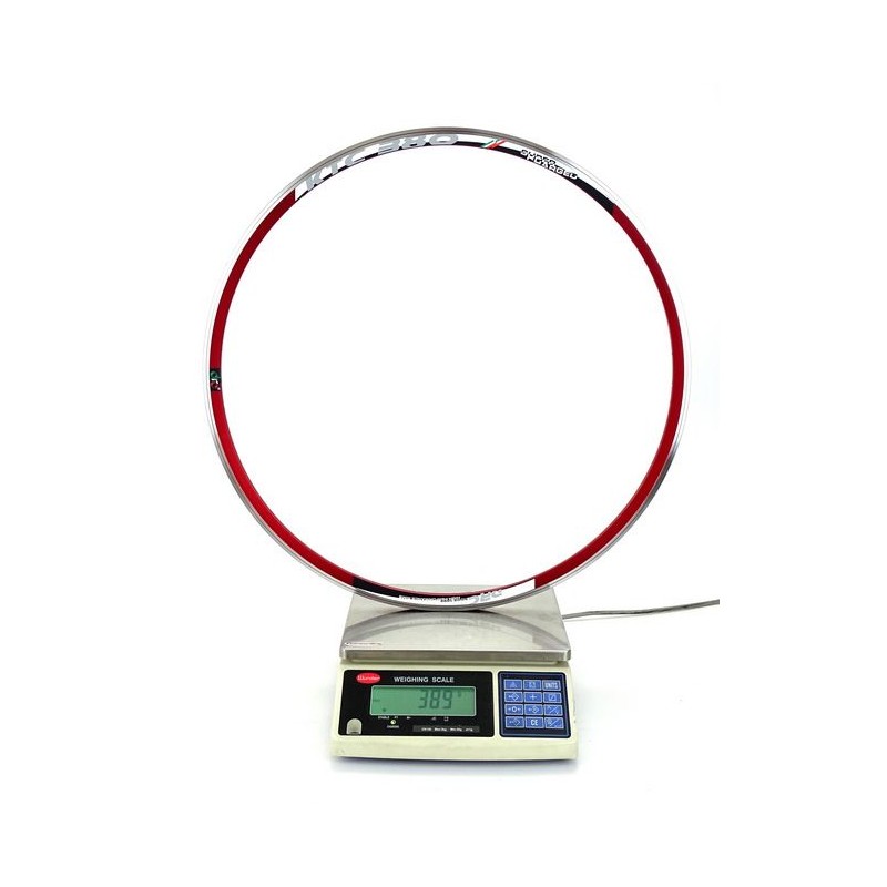 DRC- KTC 380 clincher rim color red 389g