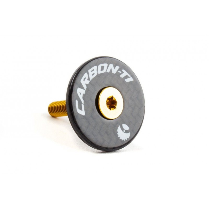Carbon Ti - Carbon aheadset X-Cap with bolt 5.8g