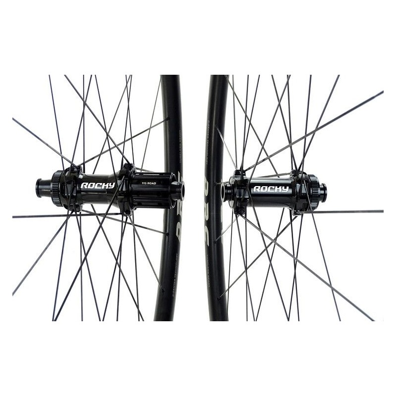 Ruote Strada/Gravel/Ciclocross alluminio DRC AREOTEC DB  / ROCKY SP ROAD CENTER LOCK da 1.459g