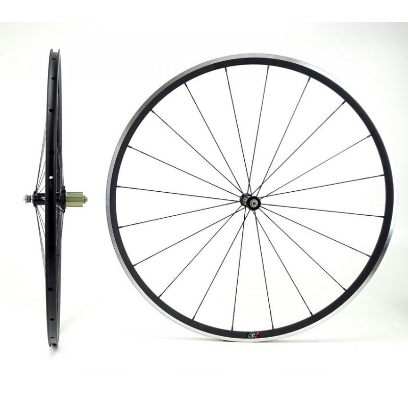 DRC KTC 380 clincher / Extralite CyberFront SP/CyberRear SP aluminium road wheelset 1.115g