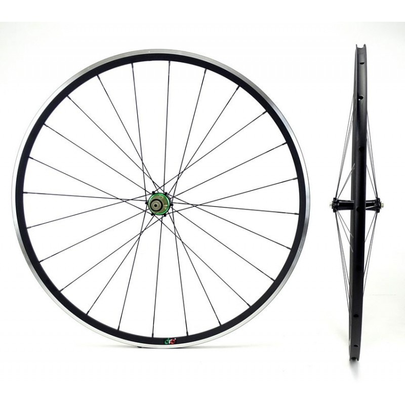 Ruote strada alluminio DRC KTC 380 clincher / Extralite CyberFront SP/CyberRear SP 1.115g