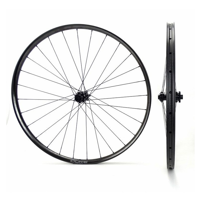 DUKE Lucky Jack SLS ULTRA CARBON 29ER / ROCKY - Boost Hub SP carbon MTB wheelset 1.166g