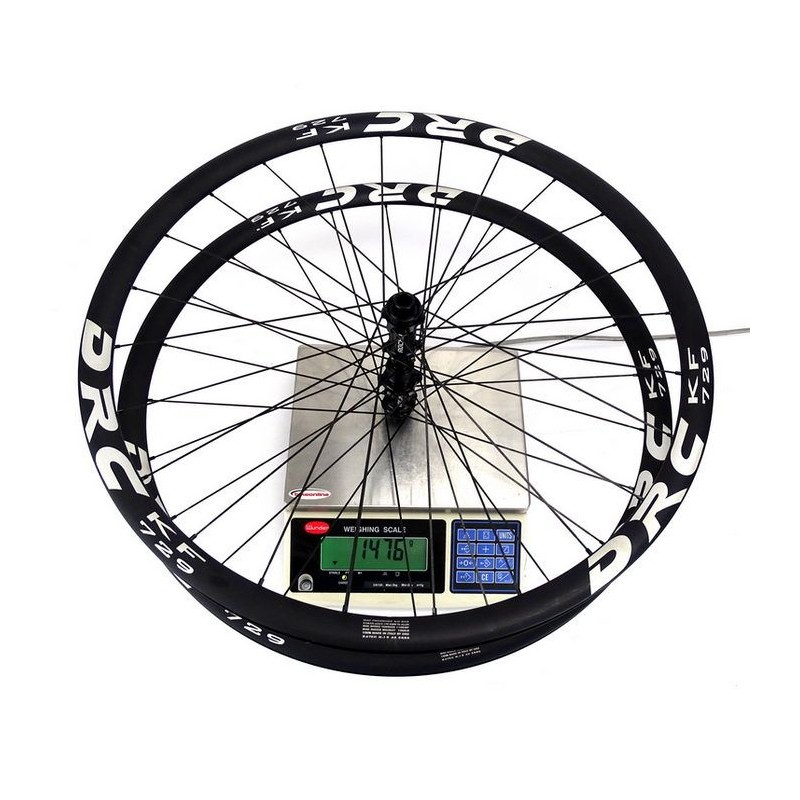 DRC KF 729  / ROCKY SP Center Lock aluminium road wheelset from 1.440g