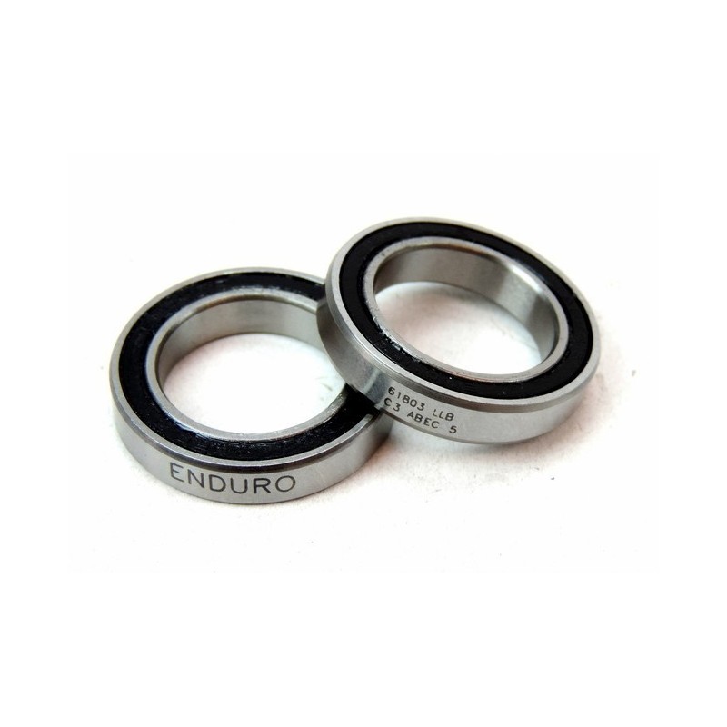 Enduro Bearings - Abec 5 carbon chrome steel bearings kit for DT Swiss 180 Road 2020+ front hub