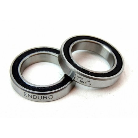 Enduro Bearings - Abec 5 carbon chrome steel bearings kit for DT Swiss 180 Road 2020+ front hub