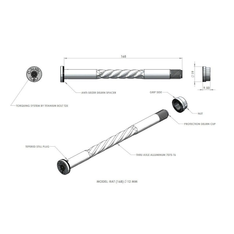 Cruel Components - Asse passante posteriore...