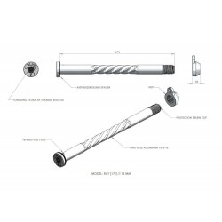 Cruel Components - 12x142mm / 12x148mm Boost rear thru... 2