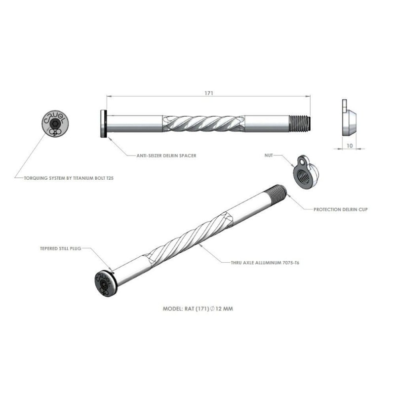 Cruel Components - Asse passante posteriore...