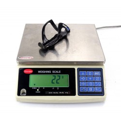 WR COMPOSITI - Porta borraccia WRB in carbonio logo bianco / blu 22g 2