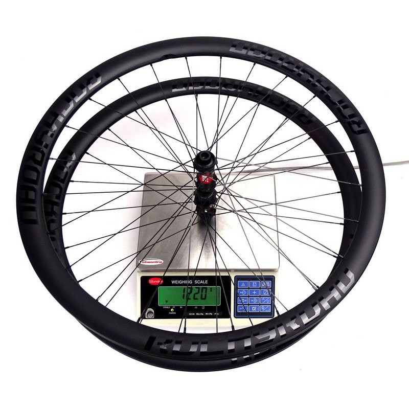 Ruote carbonio ROCKYROAD 38T DISC TUBOLARE / DT Swiss 240 EXP SP CENTER LOCK da 1.220g