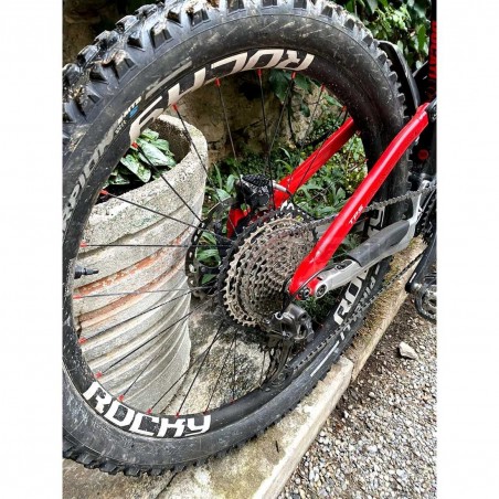ROCKY BIGFOOT / ROCKY BOOST SP aluminium MTB Enduro / E-bike wheelset on Thok Bikes Ducati