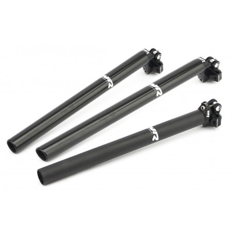 WR COMPOSITI - RS 37 mm setback lightweight carbon seatpost with an aluminum alloy head from 185g