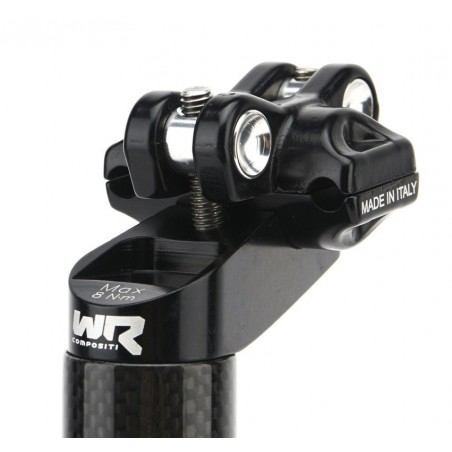 WR COMPOSITI - RS 20mm setback lightweight carbon seatpost with an aluminum alloy head from 185g