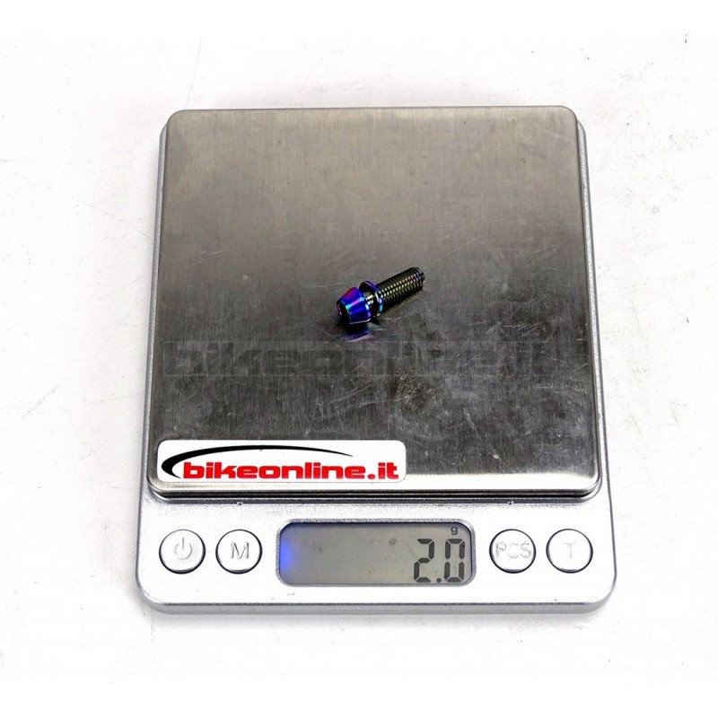 ROCKY - Vite in titanio a testa conica M5 x 16 2.1g_peso sulla bilancia_2