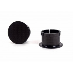 Schmolke - Coppia tappi manubrio in carbonio per MTB 2.8g