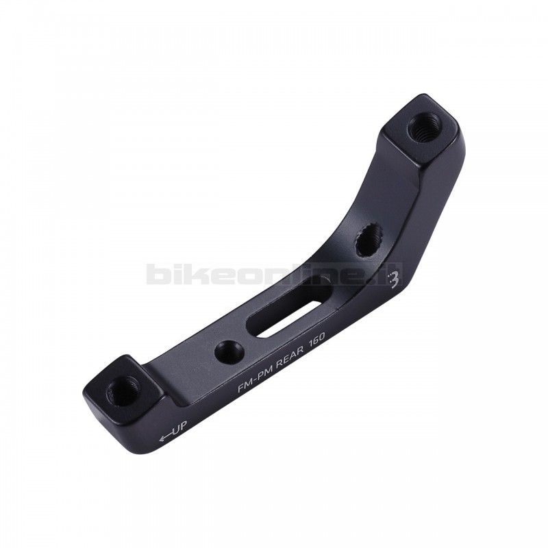 BBB Cycling - BBS-97R flatmount to postmount adapter for 140mm to 160mm front disc 37g