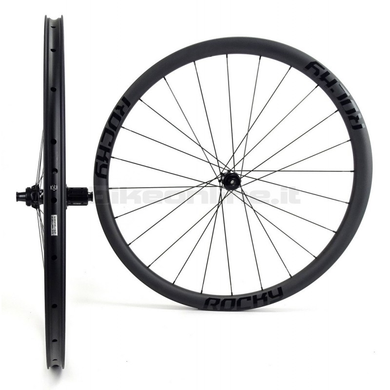 Ruote carbonio ROCKYROAD GR 35 DISC COPERTONCINO / ROCKY SP Road Straightpull Center Lock 1.279g