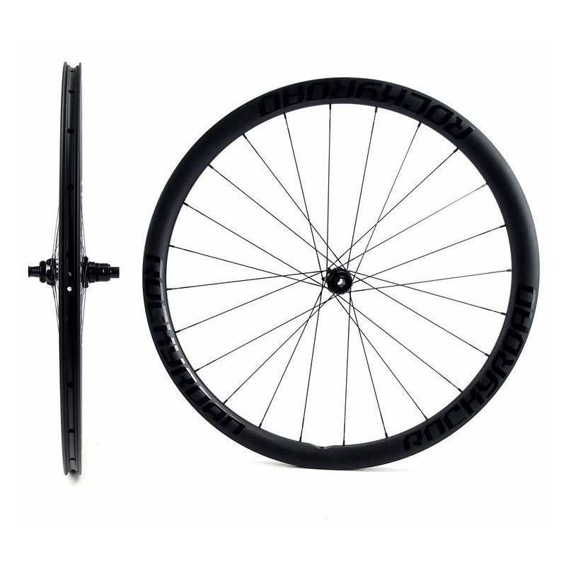 ROCKYROAD 38C DISC CLINCHER  / ROCKY SP Center Lock carbon road wheelset from 1.240g
