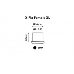Carbon Ti - Bussola corona X-Fix Female XL 0.5g 2