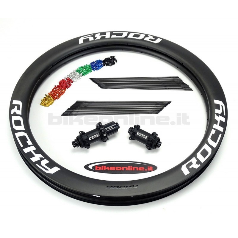 ROCKYROAD 39C DISC CLINCHER / Carbon-Ti X-HUB SP Center Lock DISC carbon wheelset 1.195g