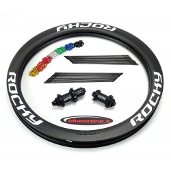 ROCKYROAD 50C DISC CLINCHER / Carbon-Ti X-HUB SP Center Lock DISC carbon wheelset 1.255g
