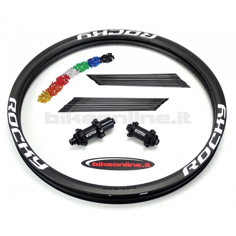 Ruote carbonio ROCKYROAD 25C DISC COPERTONCINO BERD / Carbon-Ti X-HUB SP Center Lock DISC 990g