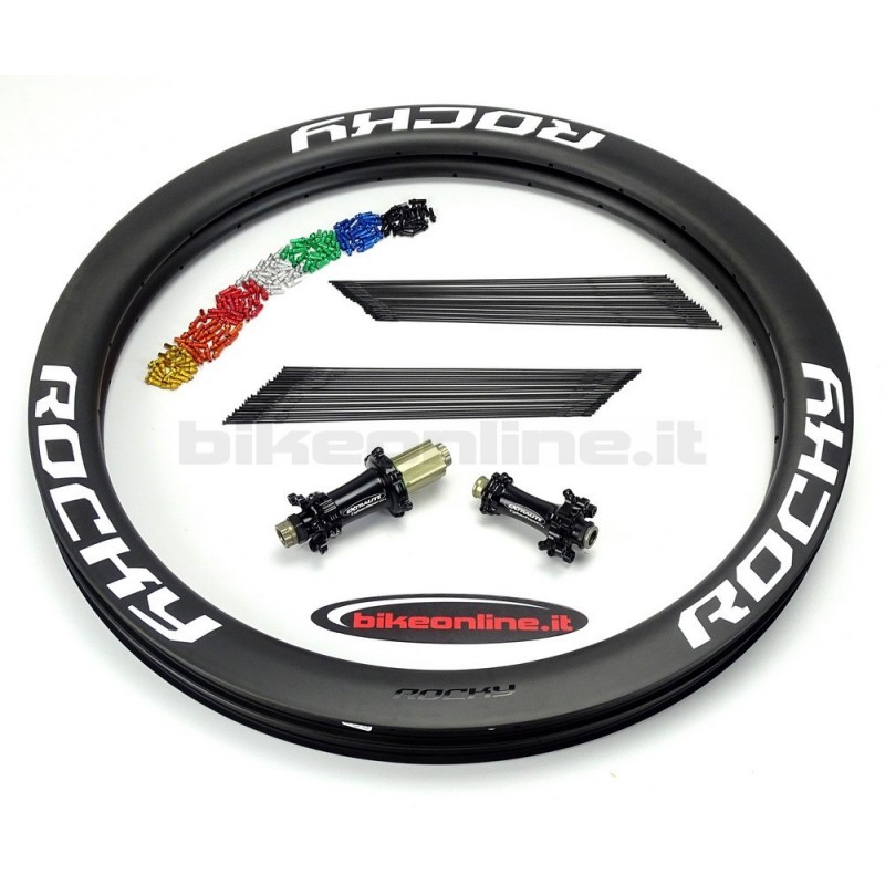 ROCKYROAD 50C DISC CLINCHER BERD / Extralite Cyber SPD-3 DISC carbon wheelset 1110g