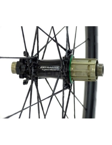 Ruote carbonio ROCKYROAD 30C DISC COPERTONCINO BERD / Extralite Cyber SPD-3 DISC 6 fori 1.010g