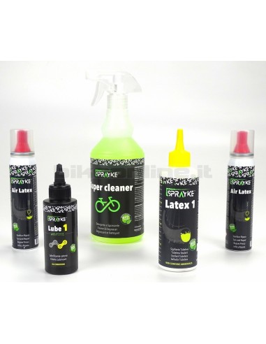 Sprayke - Value kit Lube 1 - Super cleaner - Latex 1 200ml - 2 Air Latex 100ml