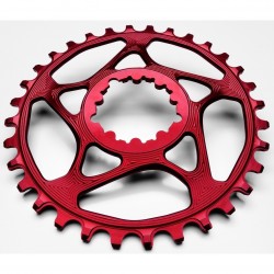 AbsolutBlack - Spiderless chainring XX1 Style Round for SRAM GXP 3mm offset