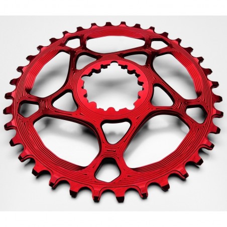 AbsolutBlack - Spiderless chainring XX1 Style Round for SRAM GXP 3mm offset